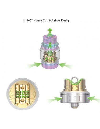 Kylin Mini RTA Vandy Vape Atomizer 24mm 510 Pin Rebuildable with Tank for Electronic Cigarettes