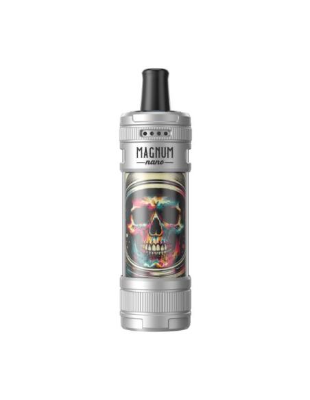 Magnum Nano Aspire Pod Mod Kit silver cloudy skull