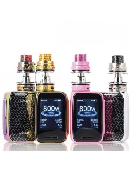 Smok X Priv Baby Starter Kit con TFV12 Big Baby Prince - Sigaretta Elettronica da 80W con Batteria Integrata da 2300mAh