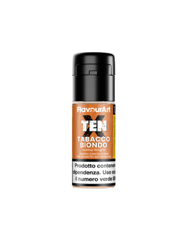 Tabacco Biondo TenX Nic Salts FlavourArt Liquido Pronto 10ml