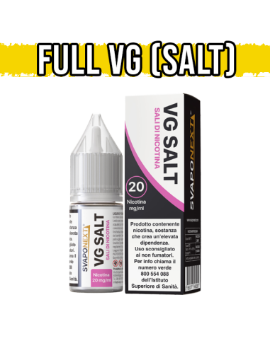 Sali di Nicotina Svaponext Base Neutra Full VG 10ml