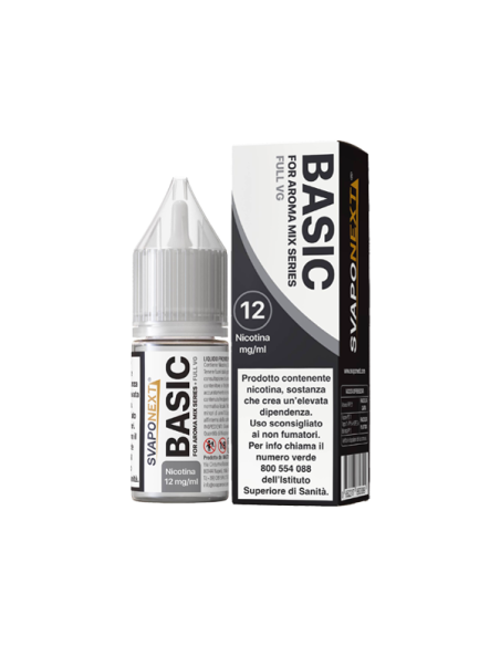 Nicotina 12 mg/ml Full VG Svaponext Base Neutra 10ml