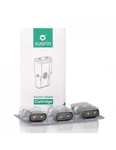 Pod Suorin Ishare Cartuccia Ricambio da 0,9 ml 2.0 ohm - 3 Pezzi