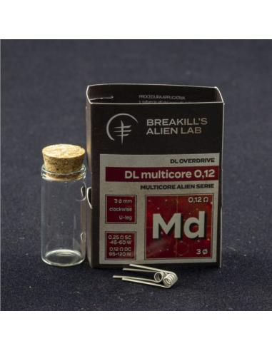 Overdrive DL Multicore Breakill's Alien Lab Coil Prefatte 0.25Ω pack