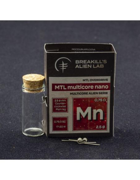Overdrive MTL Multicore Nano Breakill's Alien Lab Coil Prefatte 0.75Ω pack