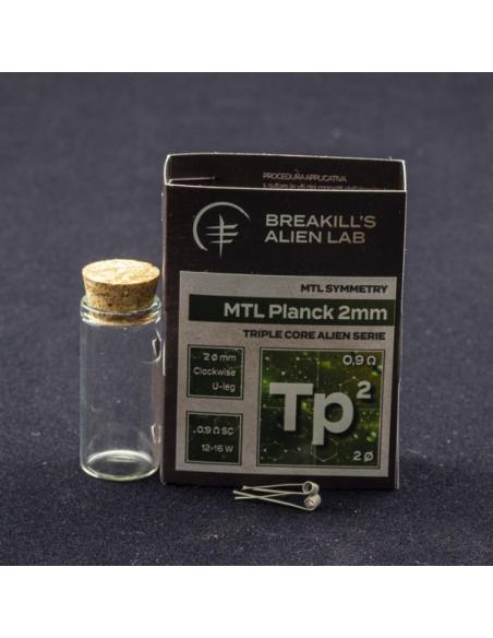 Symmetry MTL Planck 2mm Breakill's Alien Lab Coil Prefatte 0.9Ω pack
