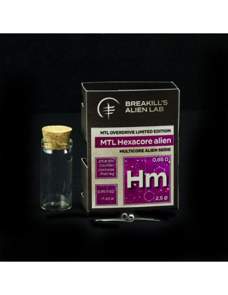 Overdrive MTL Hexacore (Limited Edition) Breakill's Alien Lab Coil Prefatte 0.85Ω (SC) pack