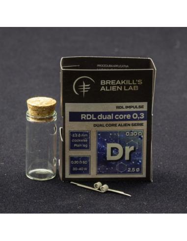 Impulse RDL Dual Core 0,3 Breakill's Alien Lab Coil Prefatte 0.30Ω pack
