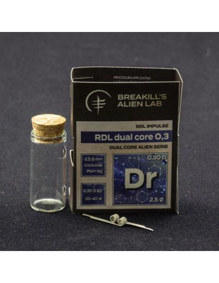Impulse RDL Dual Core 0,3 Breakill's Alien Lab Coil Prefatte 0.30Ω pack