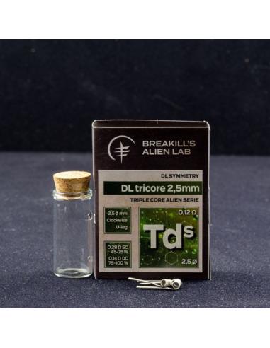Symmetry DL Tricore 2,5mm Breakill's Alien Lab Coil Prefatte 0.14Ω