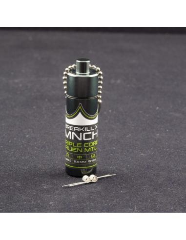 Triple Core Alien MTL Breakill's Alien Lab Monarchy Coil Prefatte 0.85Ω
