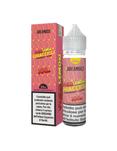 Red Lemon XXL Ice Lollies Dreamods Liquid Shot 20ml Strawberry