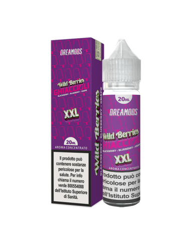 Wild Berries Ghiaccioli XXL Dreamods Liquido Shot 20ml Mora