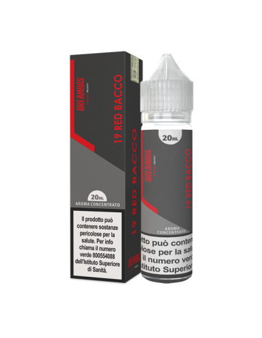 Red Bacco 19 Dreamods Liquido Shot 20ml Tobacco Cigar
