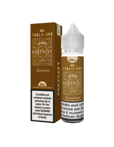 Kentucky Foglia Oro Dreamods Liquido Shot 20ml