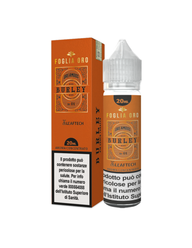Burley Foglia Oro Dreamods Liquido Shot 20ml Tabacco