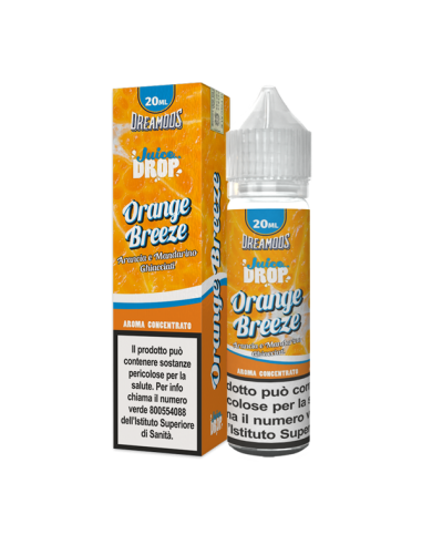 Orange Breeze Juice in a Drop Dreamods Liquido Shot 20ml