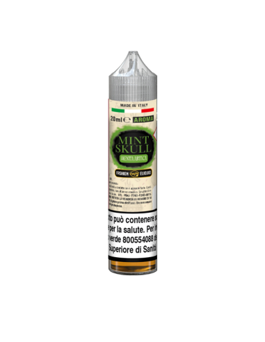 Mint Skull Fashion Vape Liquid Shot 20ml Ice Mint