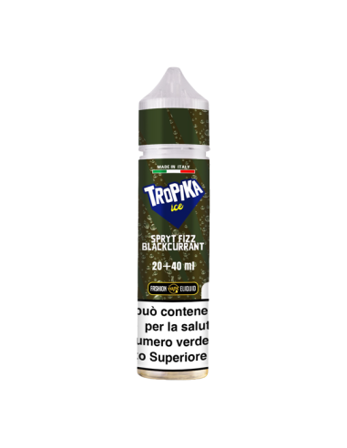 Spryt Fizz Blackcurrant Tropika Ice Fashion Vape Liquido Shot 20ml