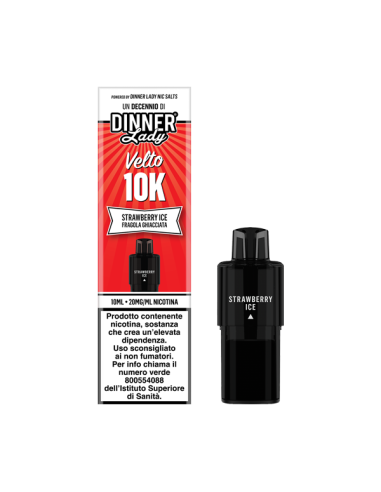 Strawberry Ice Velto 10K Pod Precaricata Dinner Lady 10ml