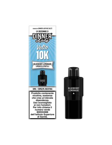 Blueberry Lemonade Velto 10K Pod Precaricata Dinner Lady 10ml