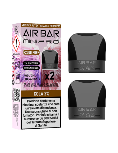 Cola Air Bar Mini PRO Pod Precaricate 2ml