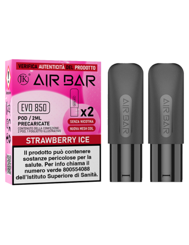 Strawberry Ice Air Bar Evo 850 Pod Precaricate 2ml