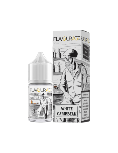 copy of White Caribbean Flavourage Liquido Shot 20ml White
