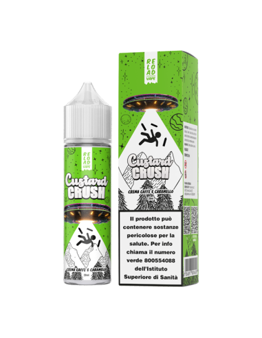 Custard Crush Crema Caffè e Caramello Reload Vape Liquido Shot 20ml