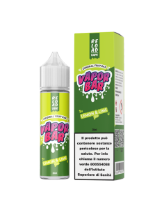 Lemon & Lime Ice Vapor Bar Reload Vape Liquid Shot 20ml Lemon