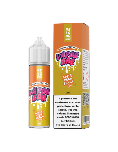 Apple Pear Peach Ice Vapor Bar Reload Vape Liquido Shot 20ml