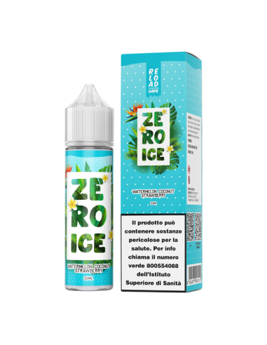Watermelon Coconut Strawberry Zero Ice Reload Vape Liquido Shot 20ml