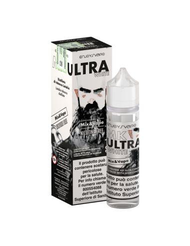 MK Ultra White The Vape Guru EnjoySvapo Mix and Vape E-liquid