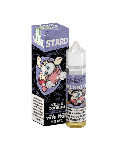Milkstard Seven Wonders Liquido Mix and Vape 30ml Latte Biscotto