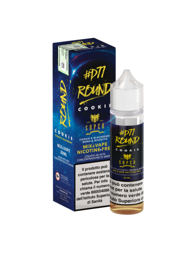 D77 Round Cookie Super Flavor Liquido Mix and Vape 30ml