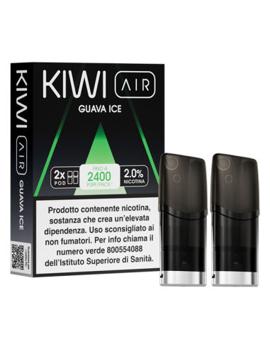 Guava Ice Kiwi Air Pod Precaricate Kiwi Vapor 2ml
