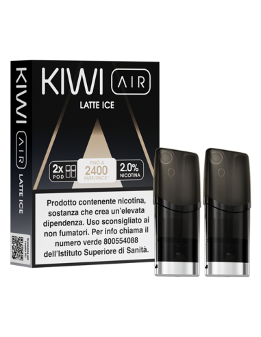 Latte Ice Kiwi Air Pod Precaricate Kiwi Vapor 2ml