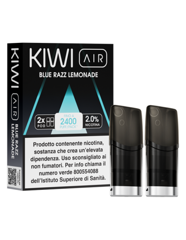 Blue Razz Lemonade Kiwi Air Pod Precaricate Kiwi Vapor 2ml
