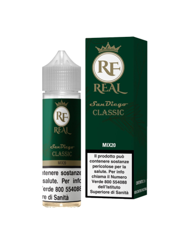 San Diego Real Farma Liquido Shot 20ml Tabacco Sigaretta