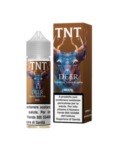 Deer Animals TNT Vape Liquid Shot 25ml Tobacco Leather