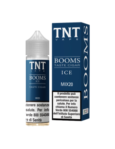 Booms Ice TNT Vape Liquid Shot 25ml Tobacco Cigar Vanilla Ice