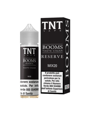 Booms Reserve Riserva TNT Vape Liquido Shot 25ml Tabacco