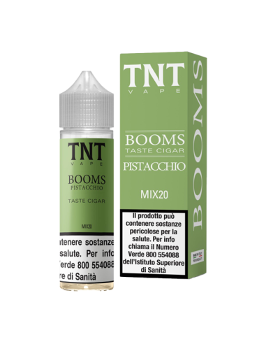 Booms Pistachio TNT Vape Liquid Shot 25ml Tobacco Pistachio