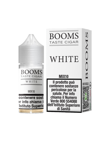Booms White TNT Vape Aroma Mini Shot 10ml Vanilla Tobacco Nougat