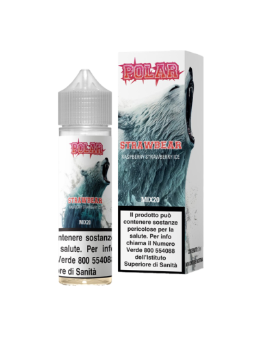 Polar Strawbear TNT Vape Liquido Shot 25ml Fragola Lampone