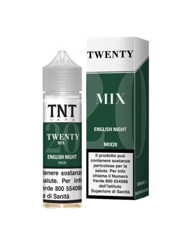 English Night Twenty Mix TNT Vape Liquid Shot 25ml Virginia