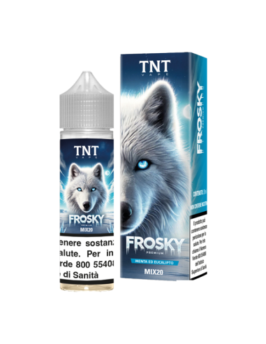Frosky TNT Vape Liquido Shot 25ml Menta Eucalipto