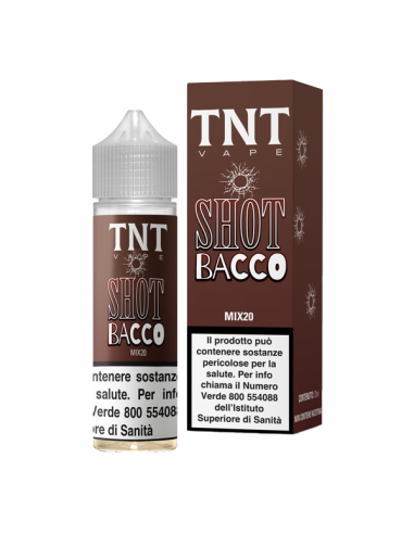 Shot Bacco TNT Vape Liquido Mix and Vape 20ml
