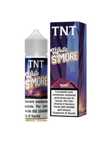 White S'More TNT Vape Liquido Mix and Vape 20ml Cracker