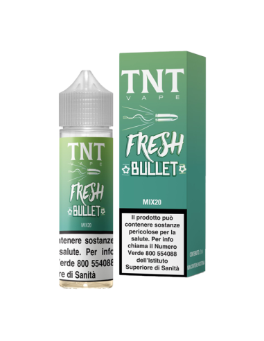 Fresh Bullet Magnificent 7 TNT Vape Liquid Shot 25ml Mint Lime